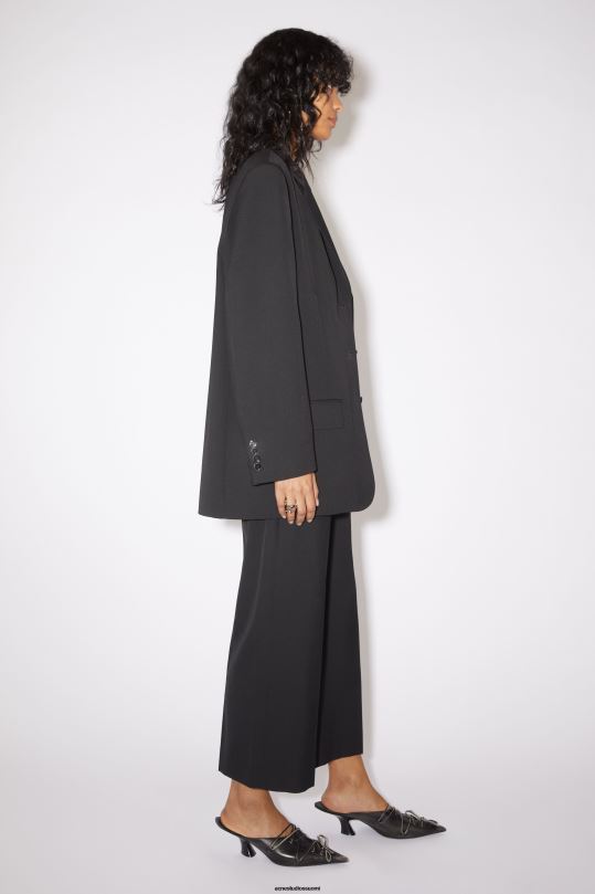 Acne Studios vaatteet musta 0VF2B137 rennon istuvuuden pukutakki