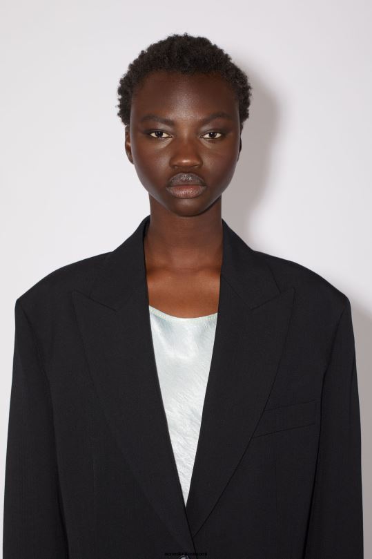 Acne Studios vaatteet musta 0VF2B409 rennon istuvuuden pukutakki