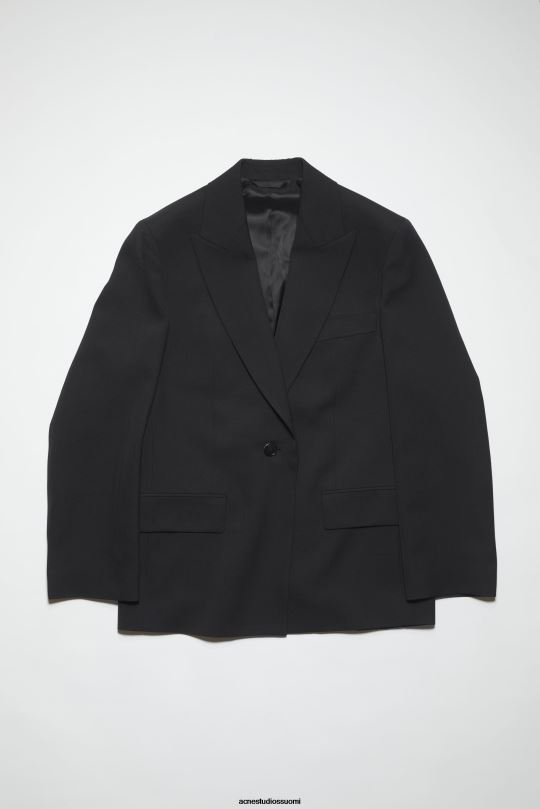 Acne Studios vaatteet musta 0VF2B409 rennon istuvuuden pukutakki