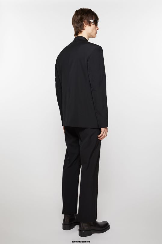 Acne Studios vaatteet musta 0VF2B949 tavallinen pukutakki