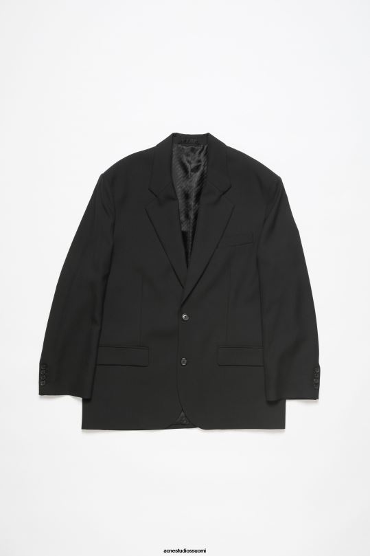 Acne Studios vaatteet musta 0VF2B955 rennon istuvuuden pukutakki