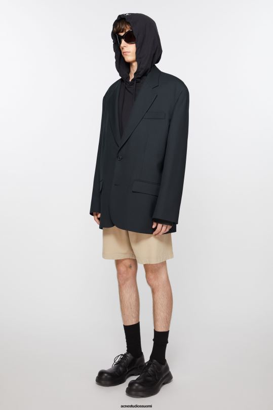 Acne Studios vaatteet tumma laivasto 0VF2B1100 rennon istuvuuden pukutakki