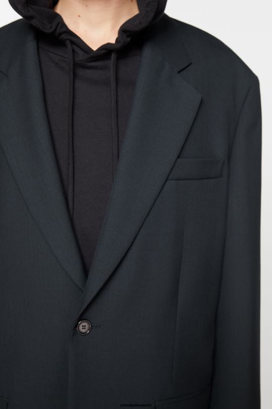 Acne Studios vaatteet tumma laivasto 0VF2B1100 rennon istuvuuden pukutakki