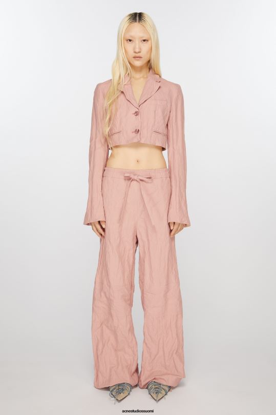 Acne Studios vaatteet vanha pinkki 0VF2B129 tavallinen pukutakki