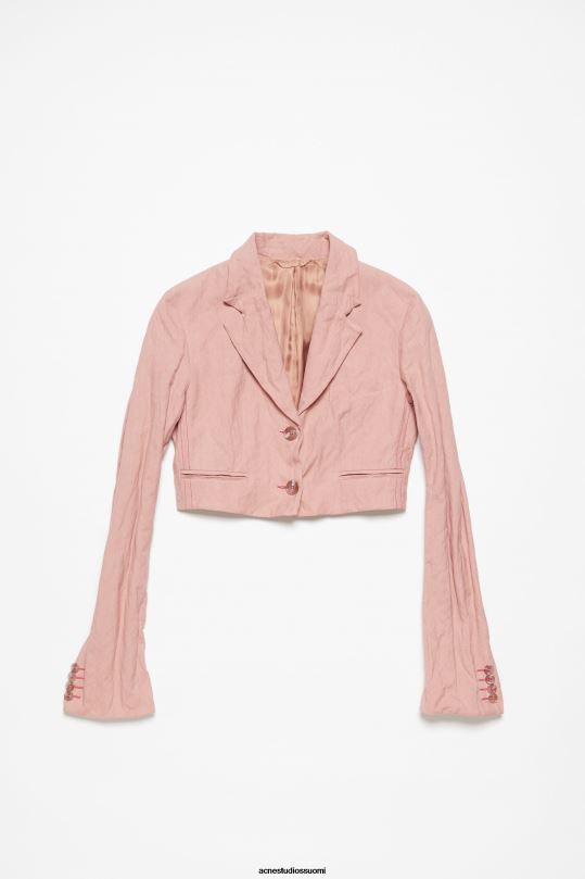 Acne Studios vaatteet vanha pinkki 0VF2B129 tavallinen pukutakki