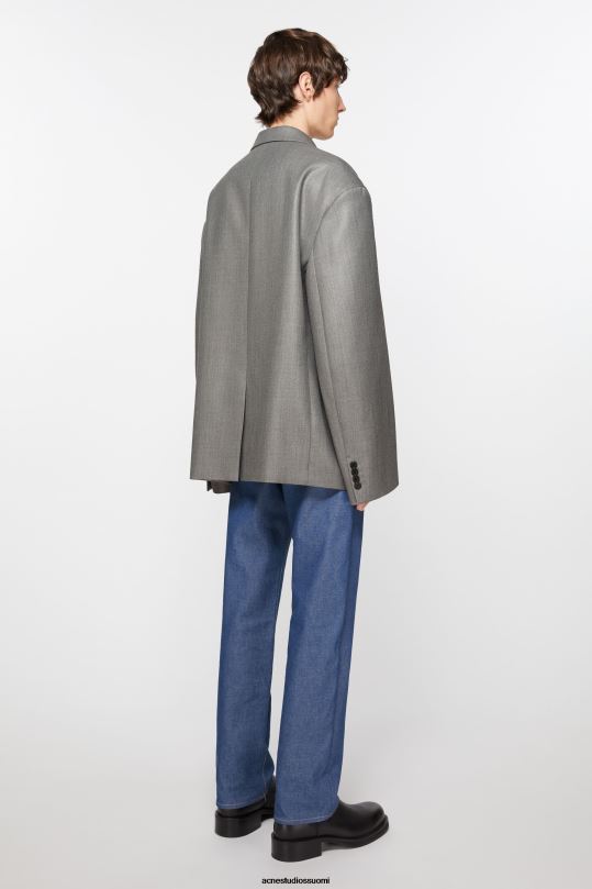 Acne Studios vaatteet vintage harmaa melange 0VF2B952 rennon istuvuuden pukutakki