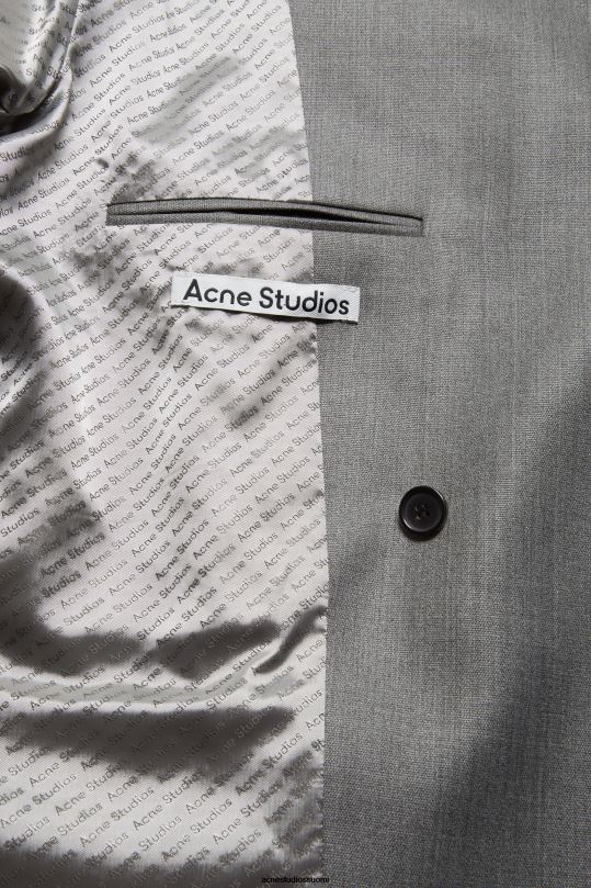 Acne Studios vaatteet vintage harmaa melange 0VF2B952 rennon istuvuuden pukutakki