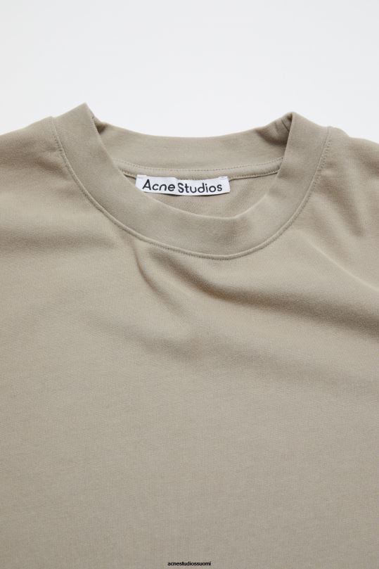 Acne Studios vaatteet betonin harmaa 0VF2B1109 pyöreäkauluksinen t-paita - rento istuvuus