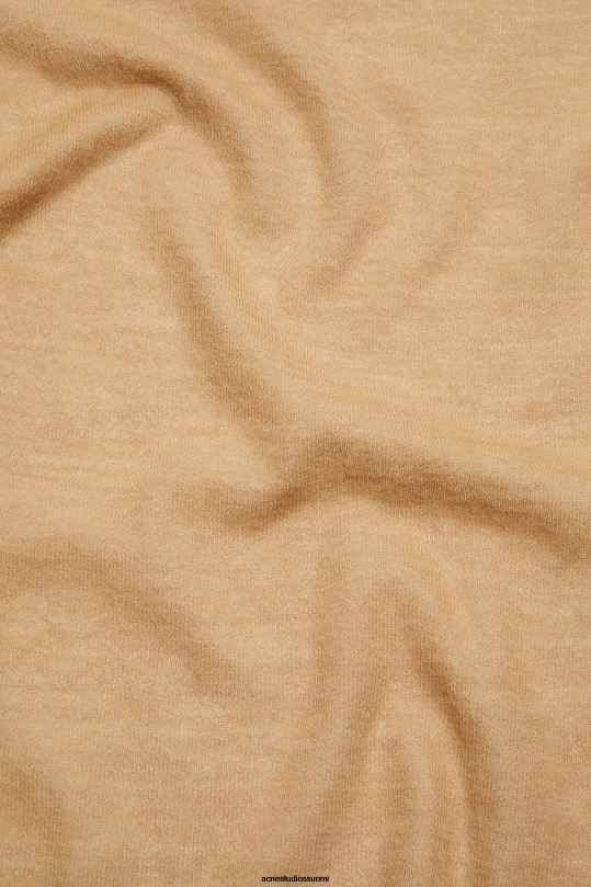 Acne Studios vaatteet kamelin beige 0VF2B64 läpikuultava t-paita