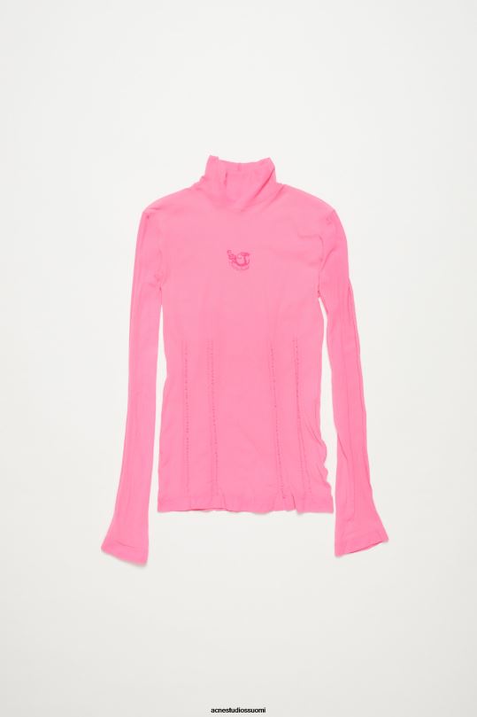 Acne Studios vaatteet kuplan vaaleanpunainen 0VF2B373 paita rullakauluksella
