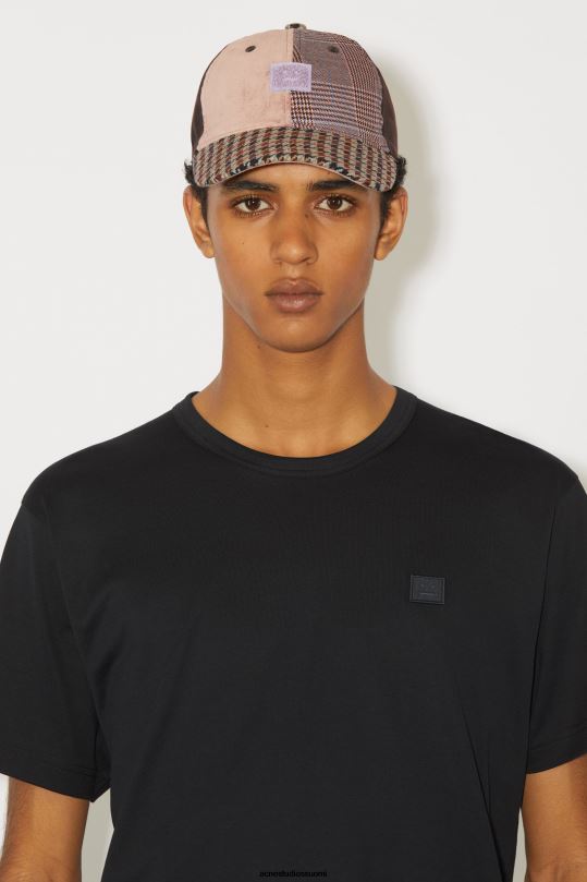 Acne Studios vaatteet musta 0VF2B1024 pyöreä kaula-aukkoinen t-paita - normaali istuvuus unisex
