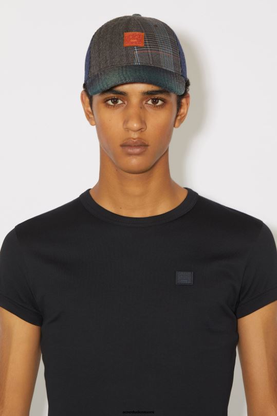 Acne Studios vaatteet musta 0VF2B1142 pyöreäkauluksinen t-paita - istuva unisex