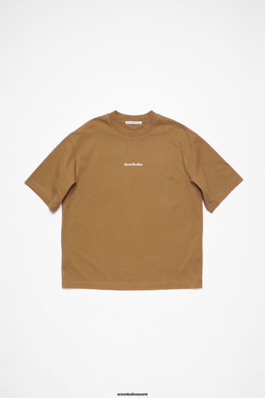 Acne Studios vaatteet muta beige 0VF2B1089 t-paidan logo