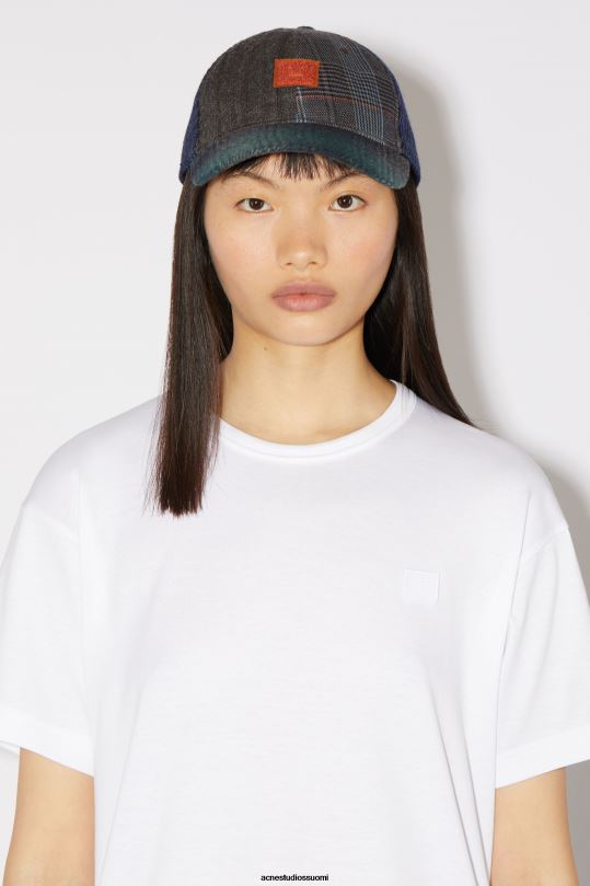 Acne Studios vaatteet optinen valkoinen 0VF2B205 pyöreä kaula-aukkoinen t-paita - normaali istuvuus unisex