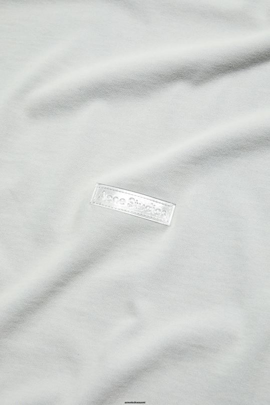 Acne Studios vaatteet pehmeä sininen 0VF2B360 pyöreäkauluksinen t-paita - rento istuvuus