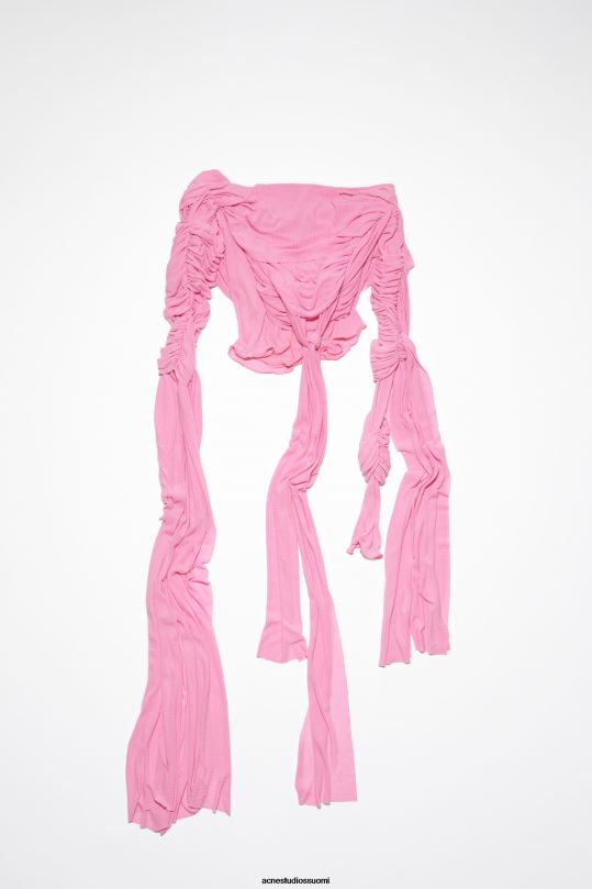 Acne Studios vaatteet vaaleanpunainen 0VF2B213 draped top kiitotien show
