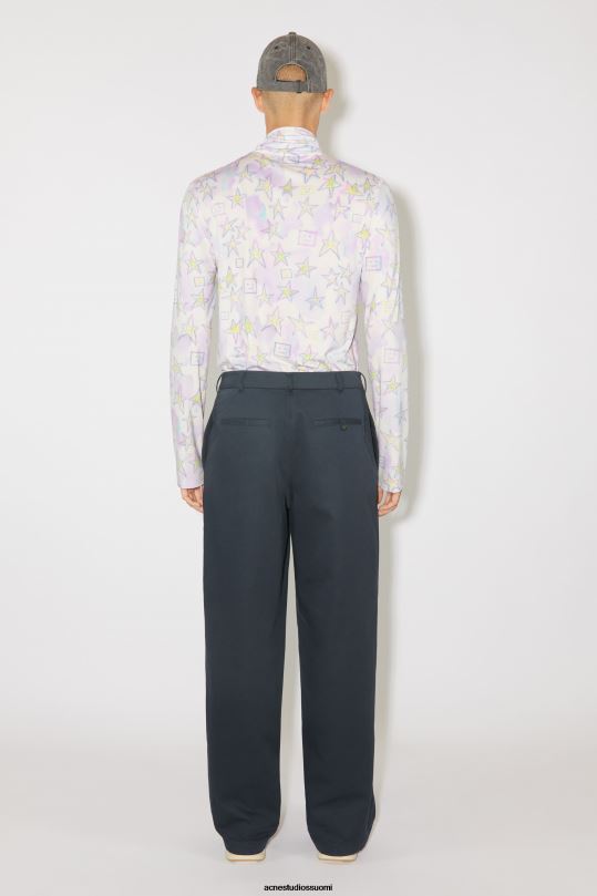 Acne Studios vaatteet vaaleanpunainen/multi 0VF2B1139 painettu toppi - istuva istuvuus unisex