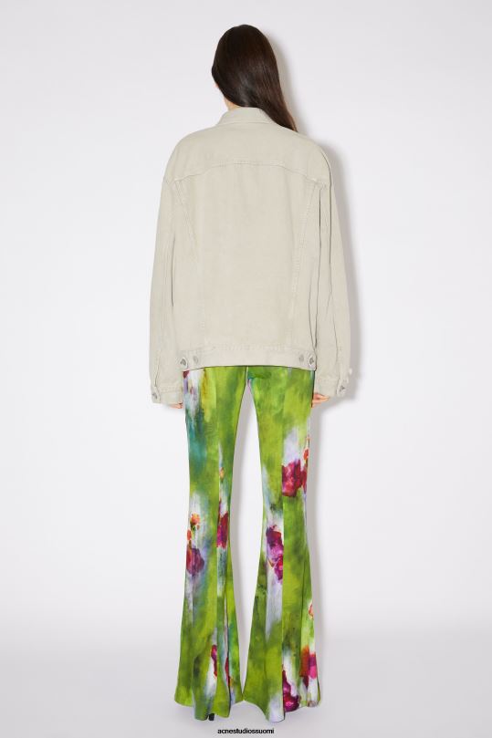 Acne Studios vaatteet harmaa/beige 0VF2B59 rento farkkutakki
