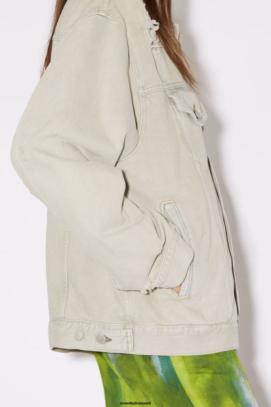 Acne Studios vaatteet harmaa/beige 0VF2B59 rento farkkutakki