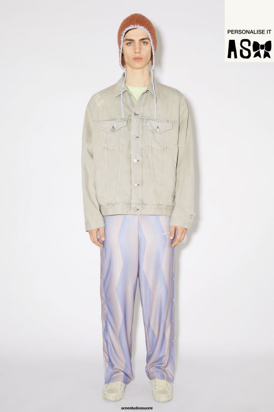 Acne Studios vaatteet harmaa/beige 0VF2B918 rento farkkutakki