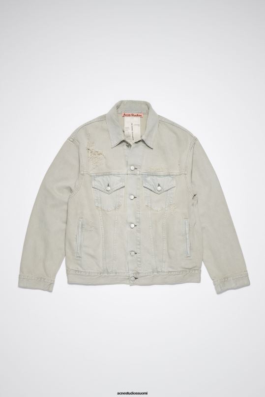 Acne Studios vaatteet harmaa/beige 0VF2B918 rento farkkutakki