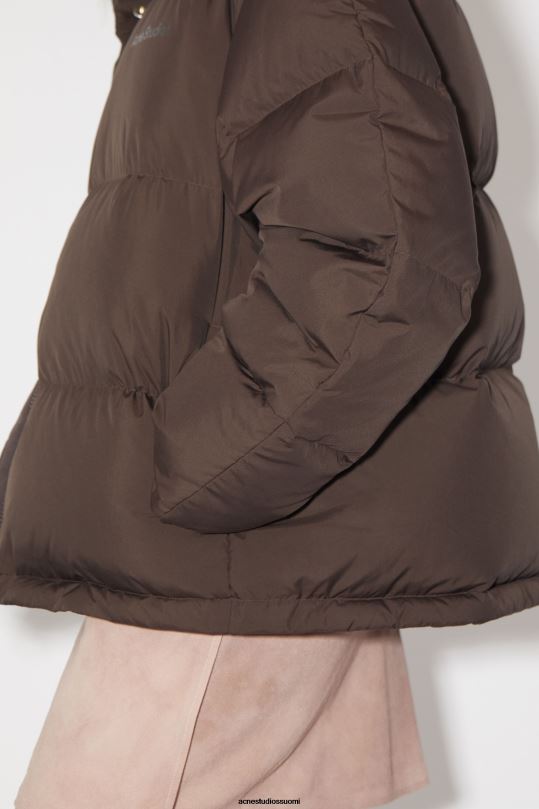Acne Studios vaatteet kahvin ruskea 0VF2B34 puffi takki