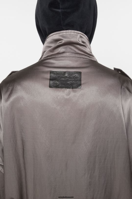 Acne Studios vaatteet keskiharmaa 0VF2B895 satiini takki