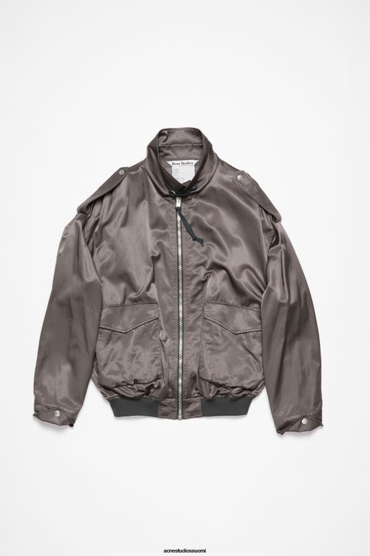 Acne Studios vaatteet keskiharmaa 0VF2B895 satiini takki