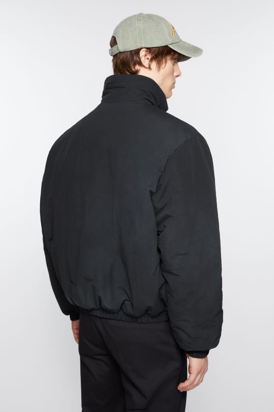 Acne Studios vaatteet laivasto 0VF2B1125 värjätty puffi takki