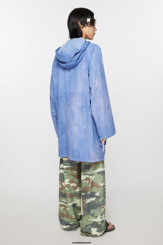 Acne Studios vaatteet makea sininen 0VF2B890 hupullinen takki