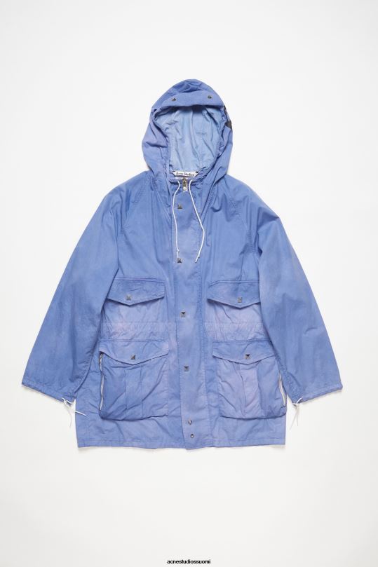Acne Studios vaatteet makea sininen 0VF2B890 hupullinen takki