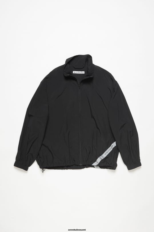 Acne Studios vaatteet musta 0VF2B885 ripstop takki