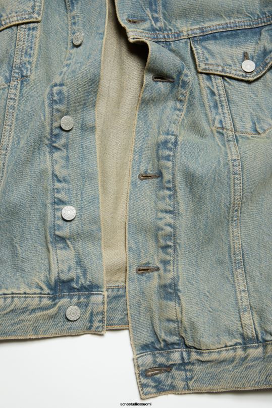 Acne Studios vaatteet sininen/beige 0VF2B881 denim takki - oversized fit