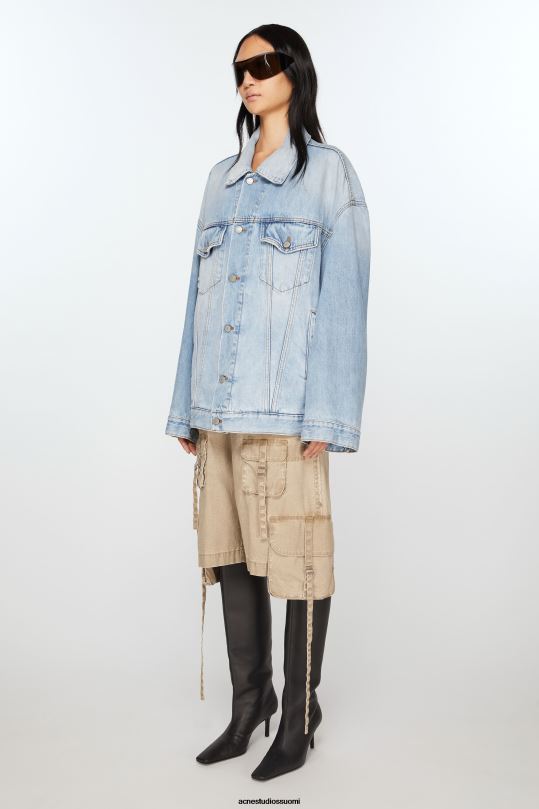 Acne Studios vaatteet vaaleansininen 0VF2B35 farkkutakki - ylimitoitettu unisex-istuvuus