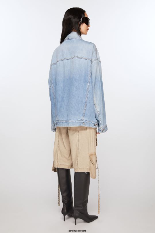 Acne Studios vaatteet vaaleansininen 0VF2B35 farkkutakki - ylimitoitettu unisex-istuvuus
