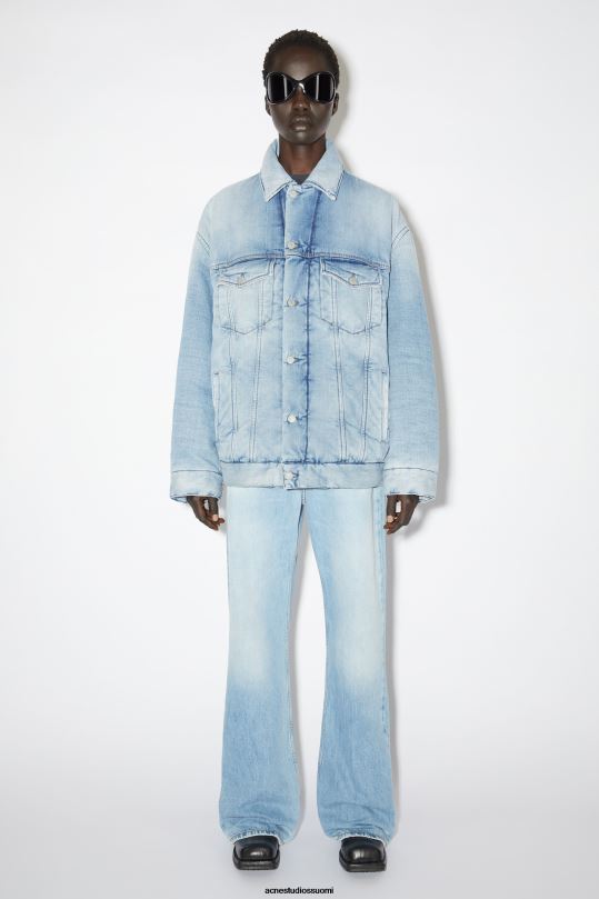 Acne Studios vaatteet vaaleansininen 0VF2B54 isokokoinen farkkutakki
