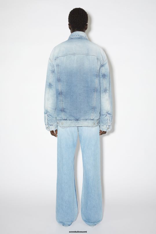 Acne Studios vaatteet vaaleansininen 0VF2B54 isokokoinen farkkutakki
