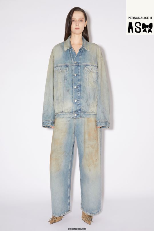 Acne Studios vaatteet vaaleansininen 0VF2B57 isokokoinen farkkutakki