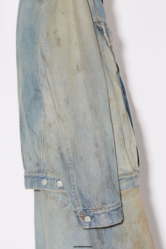 Acne Studios vaatteet vaaleansininen 0VF2B57 isokokoinen farkkutakki
