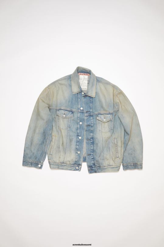 Acne Studios vaatteet vaaleansininen 0VF2B57 isokokoinen farkkutakki