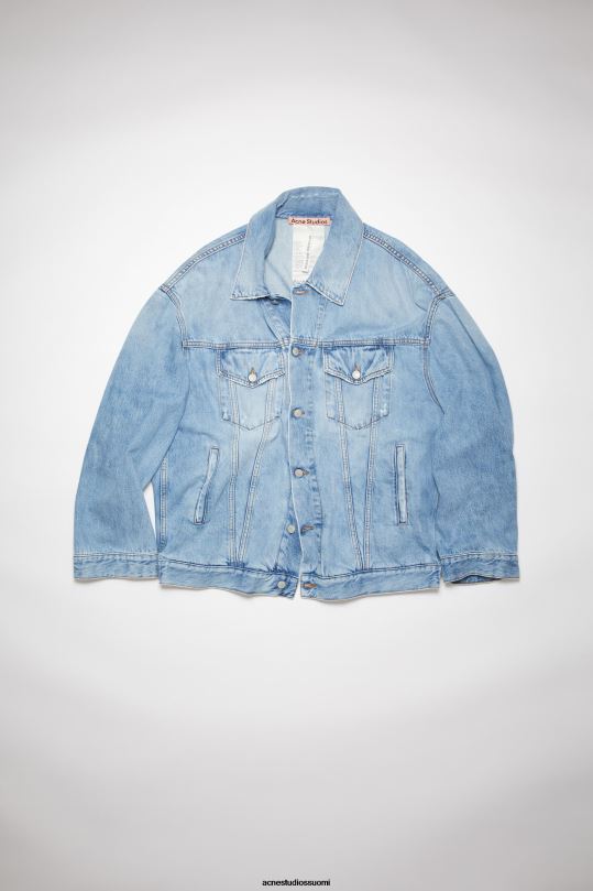 Acne Studios vaatteet vaaleansininen 0VF2B909 farkkutakki - ylimitoitettu unisex-istuvuus