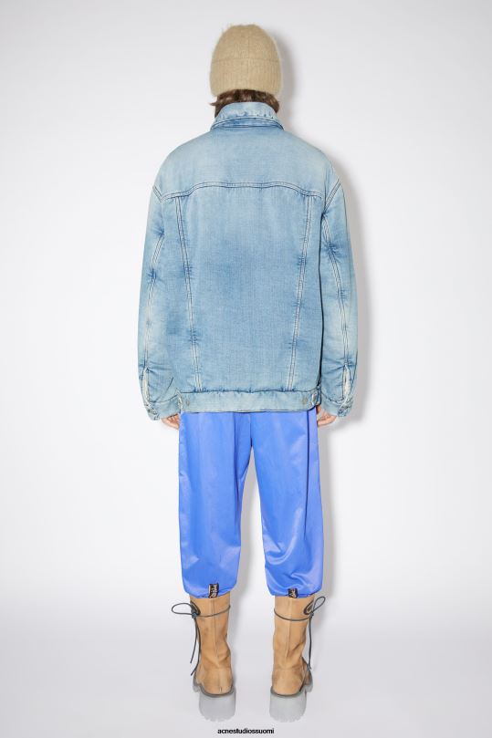Acne Studios vaatteet vaaleansininen 0VF2B914 isokokoinen farkkutakki