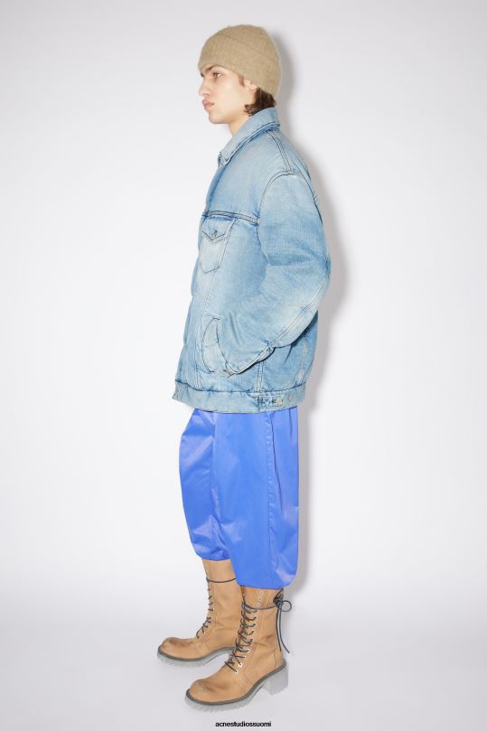 Acne Studios vaatteet vaaleansininen 0VF2B914 isokokoinen farkkutakki