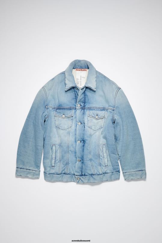 Acne Studios vaatteet vaaleansininen 0VF2B914 isokokoinen farkkutakki
