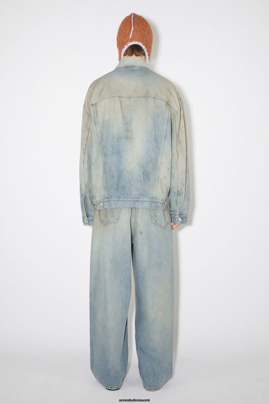 Acne Studios vaatteet vaaleansininen 0VF2B916 isokokoinen farkkutakki