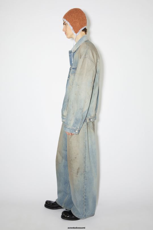 Acne Studios vaatteet vaaleansininen 0VF2B916 isokokoinen farkkutakki