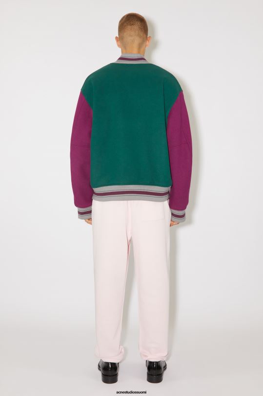 Acne Studios vaatteet yön vihreä 0VF2B901 unisex yliopistotakki