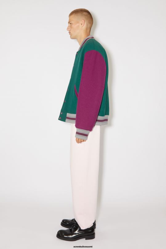 Acne Studios vaatteet yön vihreä 0VF2B901 unisex yliopistotakki