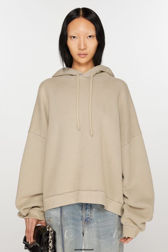 Acne Studios vaatteet betonin harmaa 0VF2B147 hupullinen pusero