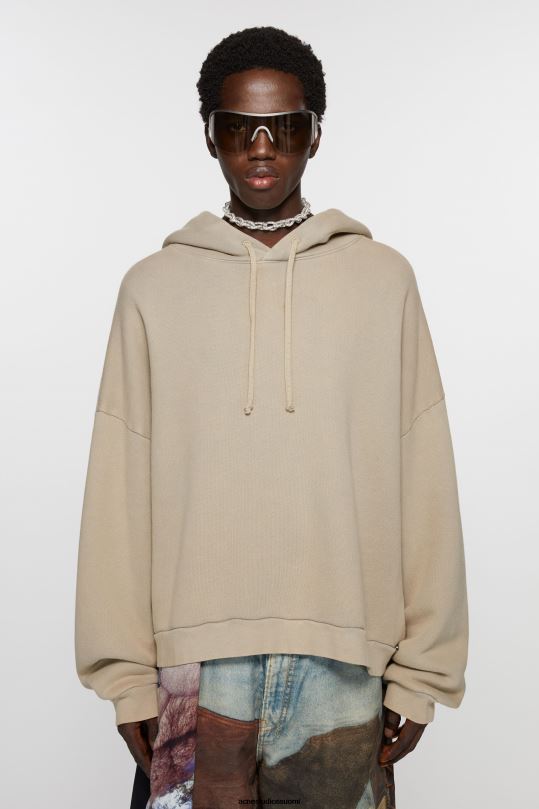 Acne Studios vaatteet betonin harmaa 0VF2B969 hupullinen pusero